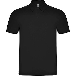 Unisex polokošile s krátkým rukávem, ROLY AUSTRAL, černá, vel. XL - reklamní polokošile