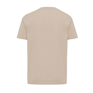 Unisex tričko Iqoniq Sierra z recyklované bavlny, světle hnědý melír, XS
