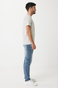 Unisex tričko Iqoniq Sierra z recyklované bavlny, světle šedý melír, XS