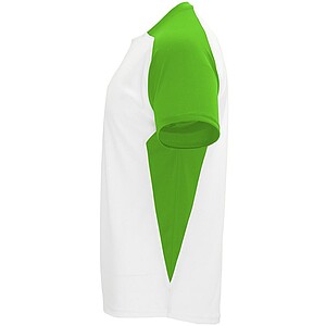 Unisex tričko Roly Bugatti, bílá/zelená, velikost L