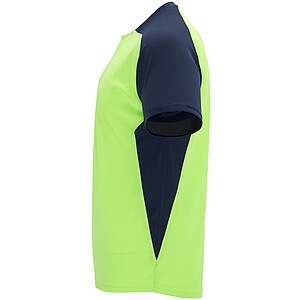 Unisex tričko Roly Bugatti, fluorescenční zelená, velikost 2XL