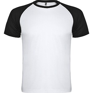 Unisex tričko Roly Indianapolis, bílá/černá, velikost S