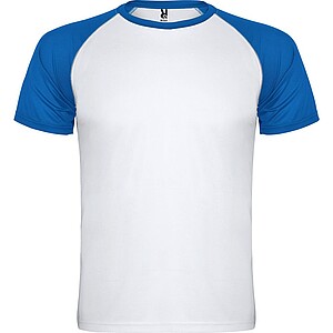 Unisex tričko Roly Indianapolis, bílá/královská modrá, velikost S
