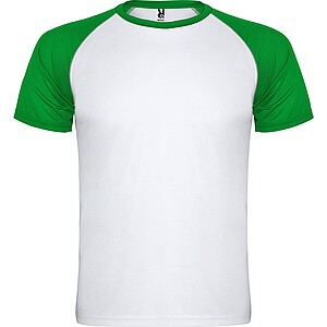 Unisex tričko Roly Indianapolis, bílá/zelená, velikost L