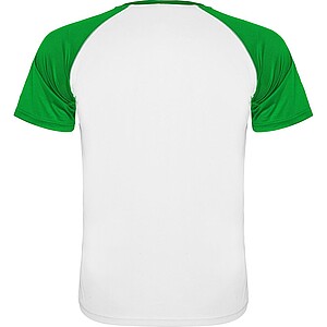 Unisex tričko Roly Indianapolis, bílá/zelená, velikost L