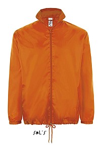 Unisex větrovka SOLS SHIFT - UNISEX WATER REPELLENT WINDBREAKER, oranžová, XS