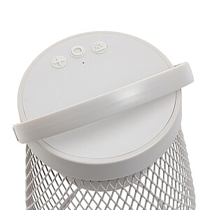 USB dobíjecí stolní lampa z RCS recyklovaného plastu, šedá