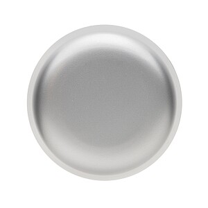 USB dobíjecí stolní lampa z RCS recyklovaného plastu, stříbrná