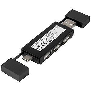 USB rozbočovač, černý