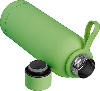 Vakuová lahev s pogumovaným povrchem 700 ml, zelená