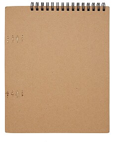 VALADOL Linkovaný blok A5 s 6 barevnými voskovkami, béžová