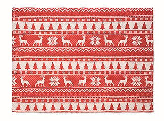 VANELA Fleecová deka z RPET 190g, červená