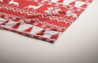 VANELA Fleecová deka z RPET 190g, červená