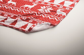 VANELA Fleecová deka z RPET 190g, červená