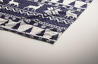 VANELA Fleecová deka z RPET 190g, tmavě modrá