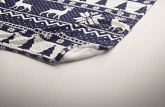 VANELA Fleecová deka z RPET 190g, tmavě modrá