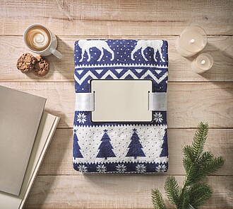 VANELA Fleecová deka z RPET 190g, tmavě modrá