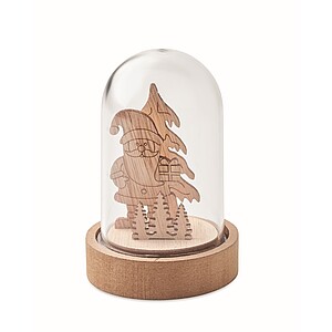 Vánoční LED ozdoba, hnědá - vánoční reklamní předměty