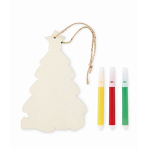 Vánoční ozdoba na stromeček, hnědá