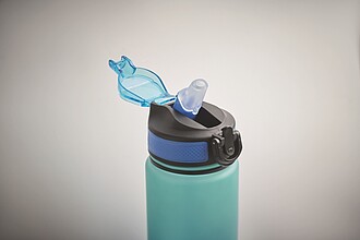 VAYANA Sportovní láhev na pití z recyklovaného plastu, 1000 ml, tyrkysová/královská modrá