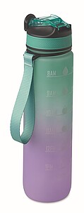 VAYANA Sportovní láhev na pití z RPET, 1000 ml, tyrkysová/fialová - reklamní předměty