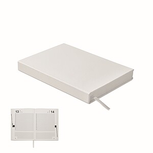 Věčný denní plánovač A5, bílá