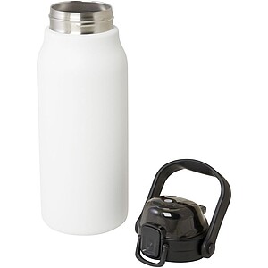 Velká láhev na pití, 1,6 l, z recyklované nerezové oceli, bílá