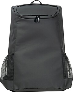 Velký batoh z umělé kůže, černá