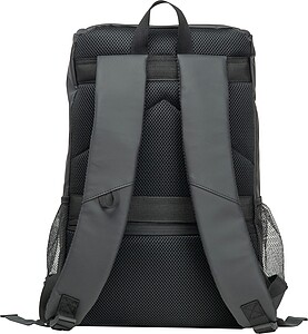 Velký batoh z umělé kůže, černá