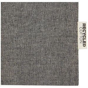 Větší dárková taška z recyklované bavlny, černá