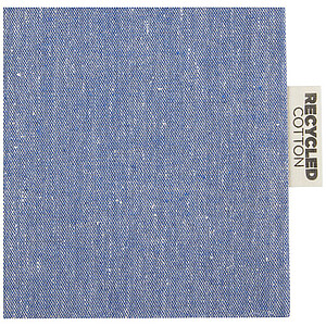 Větší dárková taška z recyklované bavlny, modrá