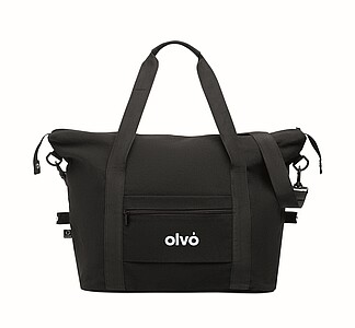 Víkendová taška, černá - tašky s potiskem