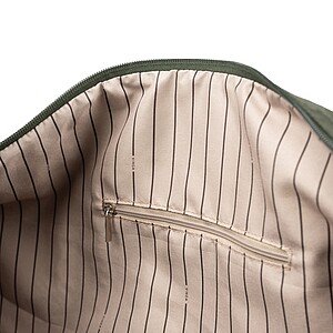 Víkendová taška z RCS recyklovaného polyesteru, zelená/černá