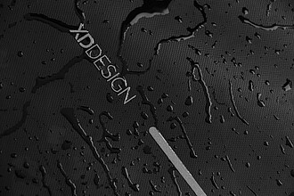 Voděodolná víkendová taška, černá