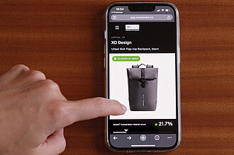 Voděodolný batoh s klopou, černá