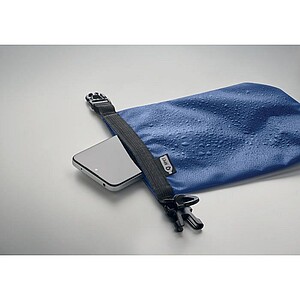 Vodotěsný vak 210T RPET 1,5L, královská modrá