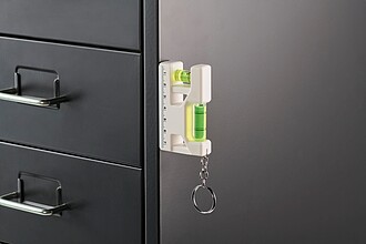 Vodováha z ABS jako přívěsek, bílá