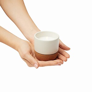 Vonná svíčka, bílá