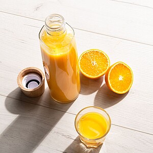 VS ANAMUDI Skleněná láhev z recyklovaného skla, 750 ml