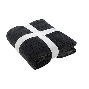 VS AVARUA Hebká deka, šedá (jemný proužek)