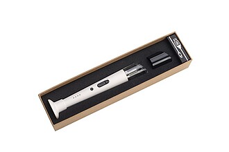 VS HIKARI Dobíjecí elektrický zapalovač, bílá