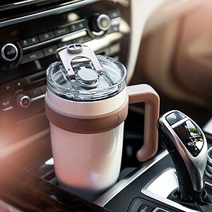 VS MADURAI Termohrnek XL s brčkem, béžová