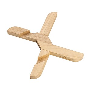 VS MYOKO Dřevěná podložka pod hrnec se stojánkem - reklamní předměty