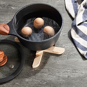 VS MYOKO Dřevěná podložka pod hrnec se stojánkem