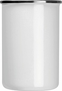 Vysoký plecháček, 550ml, bílý