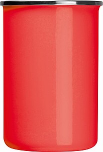 Vysoký plecháček, 550ml, červený