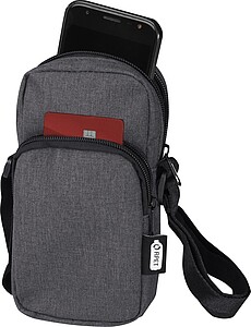 WARIA Crossbody taštička na telefon s nastavitelnými popruhy, antracitová