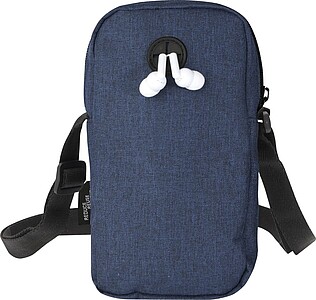 WARIA Crossbody taštička na telefon s nastavitelnými popruhy, modrá