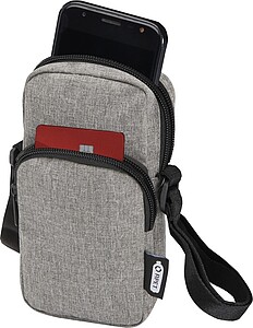 WARIA Crossbody taštička na telefon s nastavitelnými popruhy, šedá
