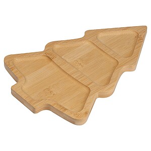 WIMBADA Bambusová miska ve tvaru vánočního stromečku - ekologické reklamní předměty